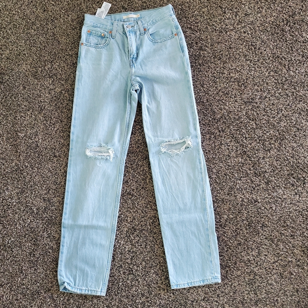 Levis Womens Jeans Low Pro Straight 24 X 31